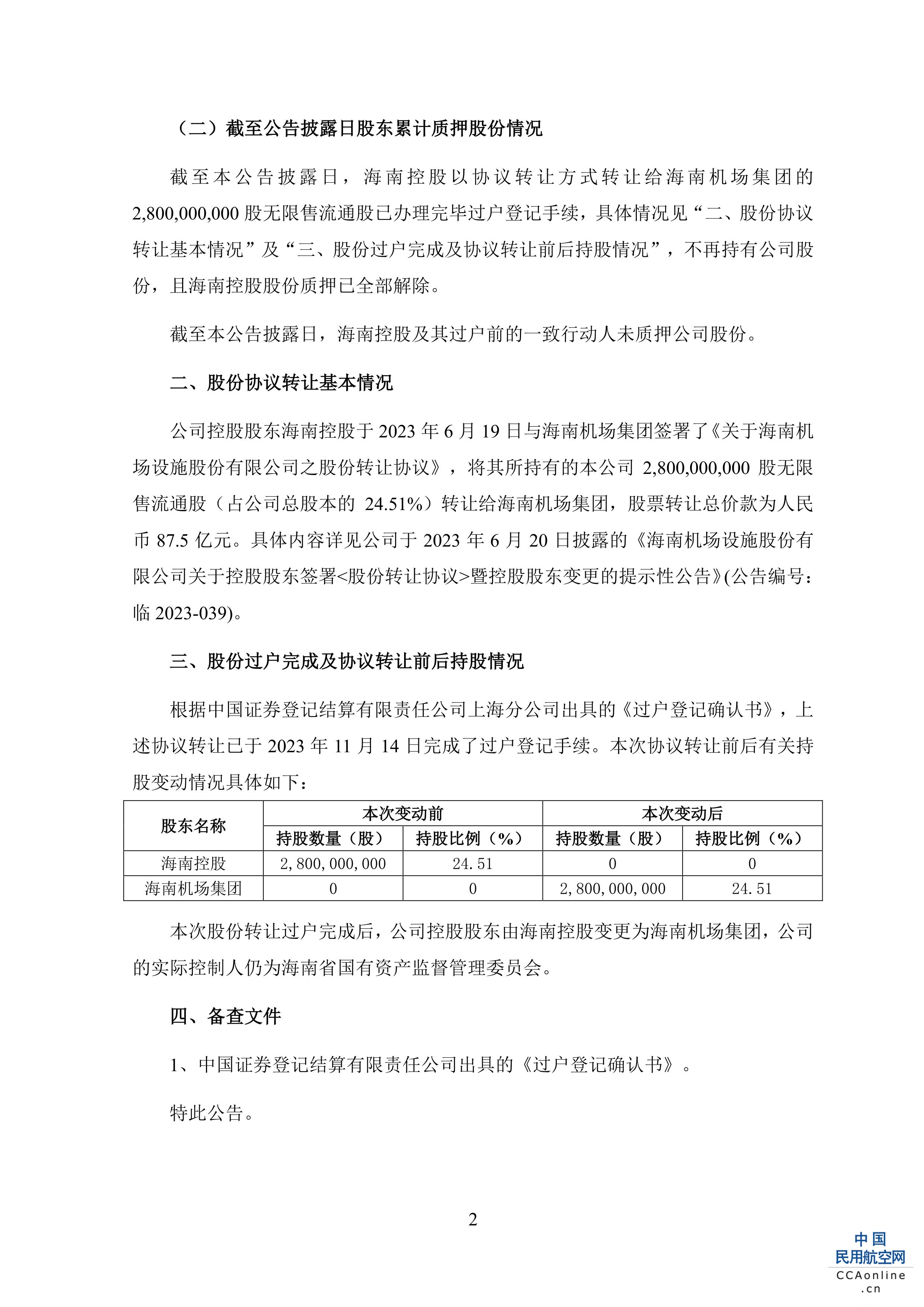 海南机场：子公司拟将所持兴业国际100%股权作价2.05亿元向海建置业增资