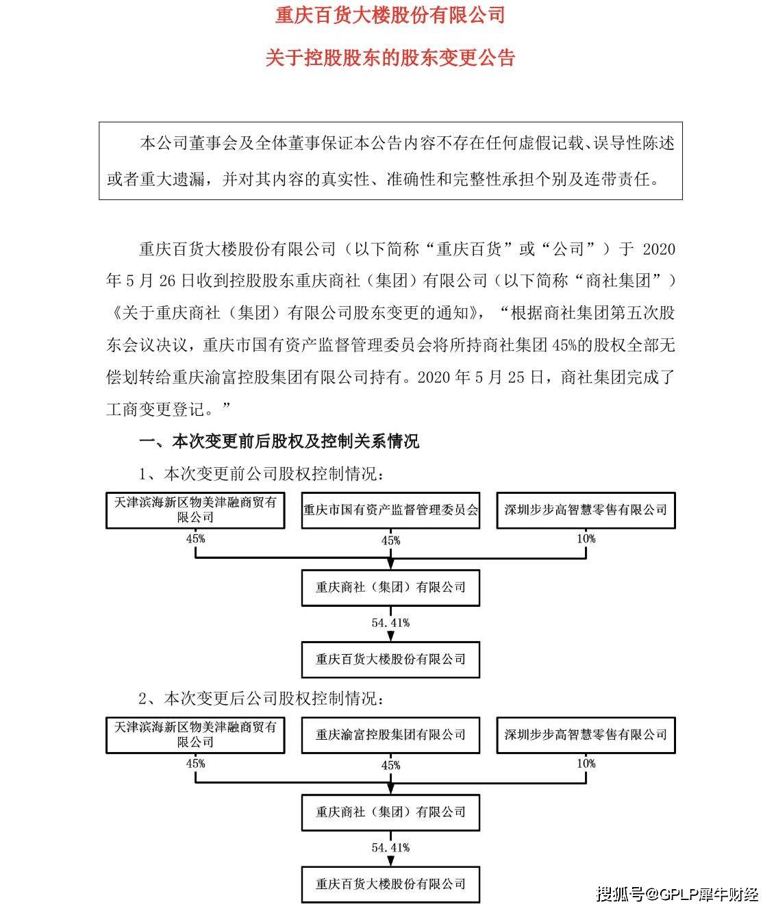 西南证券：控股股东渝富资本拟无偿划转29.51%公司股权至渝富控股